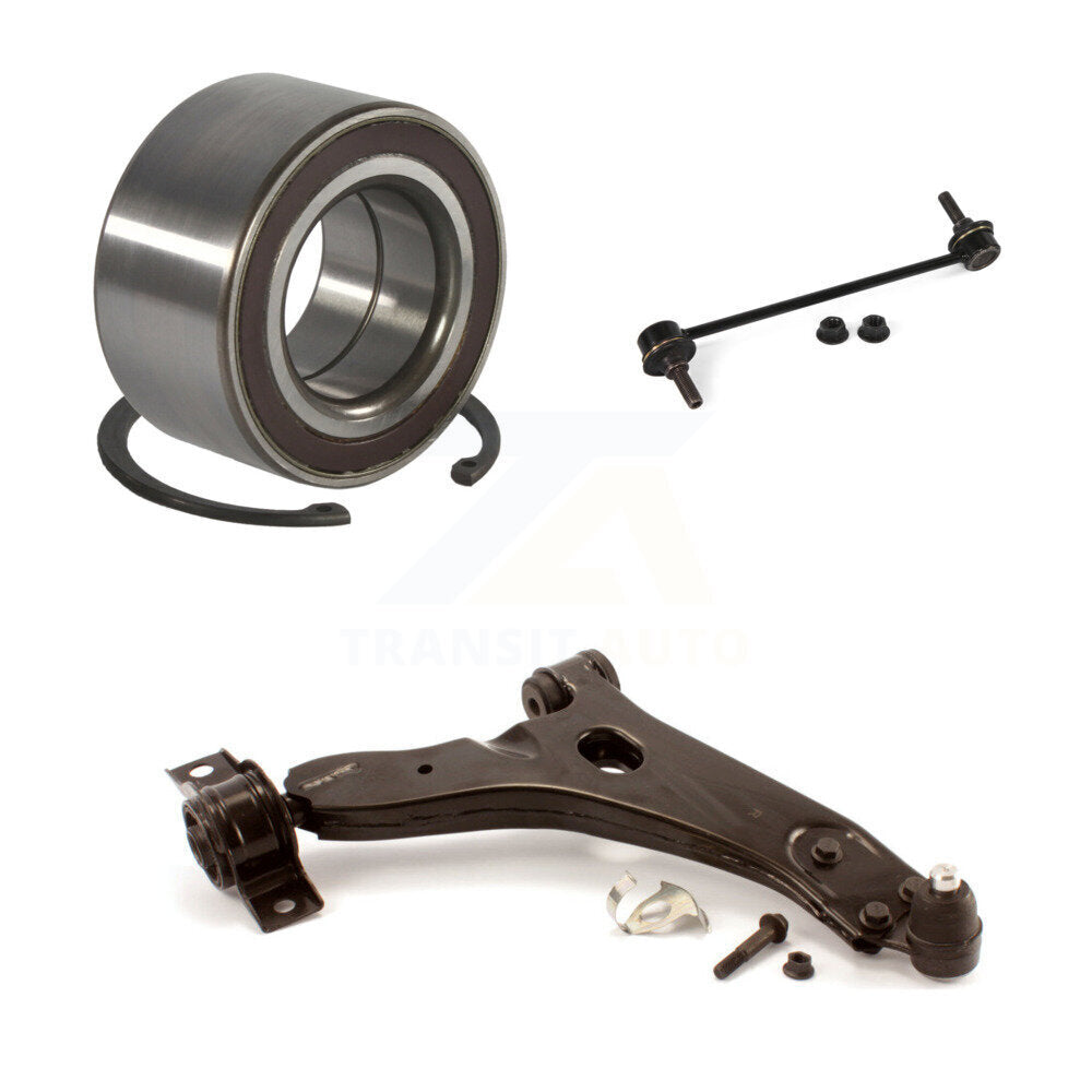 Bearing Lower Control Arm with Ball Joint & Link Front Right Kit For Ford Focus