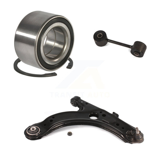 Bearing Lower Control Arm & Link Front Right Kit For Volkswagen Jetta Golf City