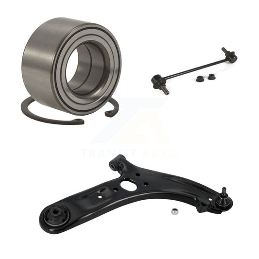 Bearing Lower Control Arm And Link Front Right Kit For 2012-2017 Hyundai Accent