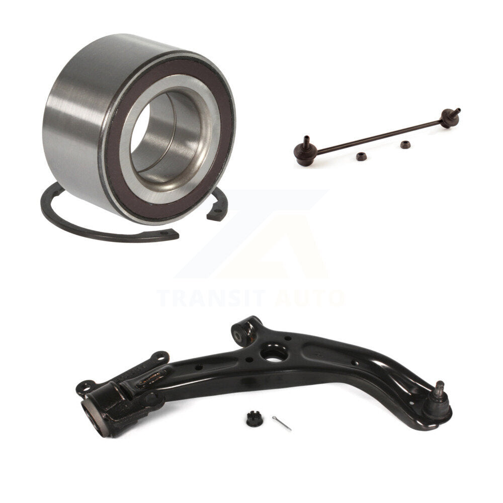 Bearing Lower Control Arm with BJ & Link Front Right Kit For 2007-2008 Honda Fit