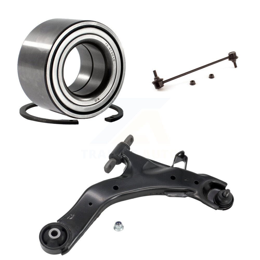 Bearing Lower Control Arm with BJ Link Front Right Kit For 2004 Kia Spectra 1.8L