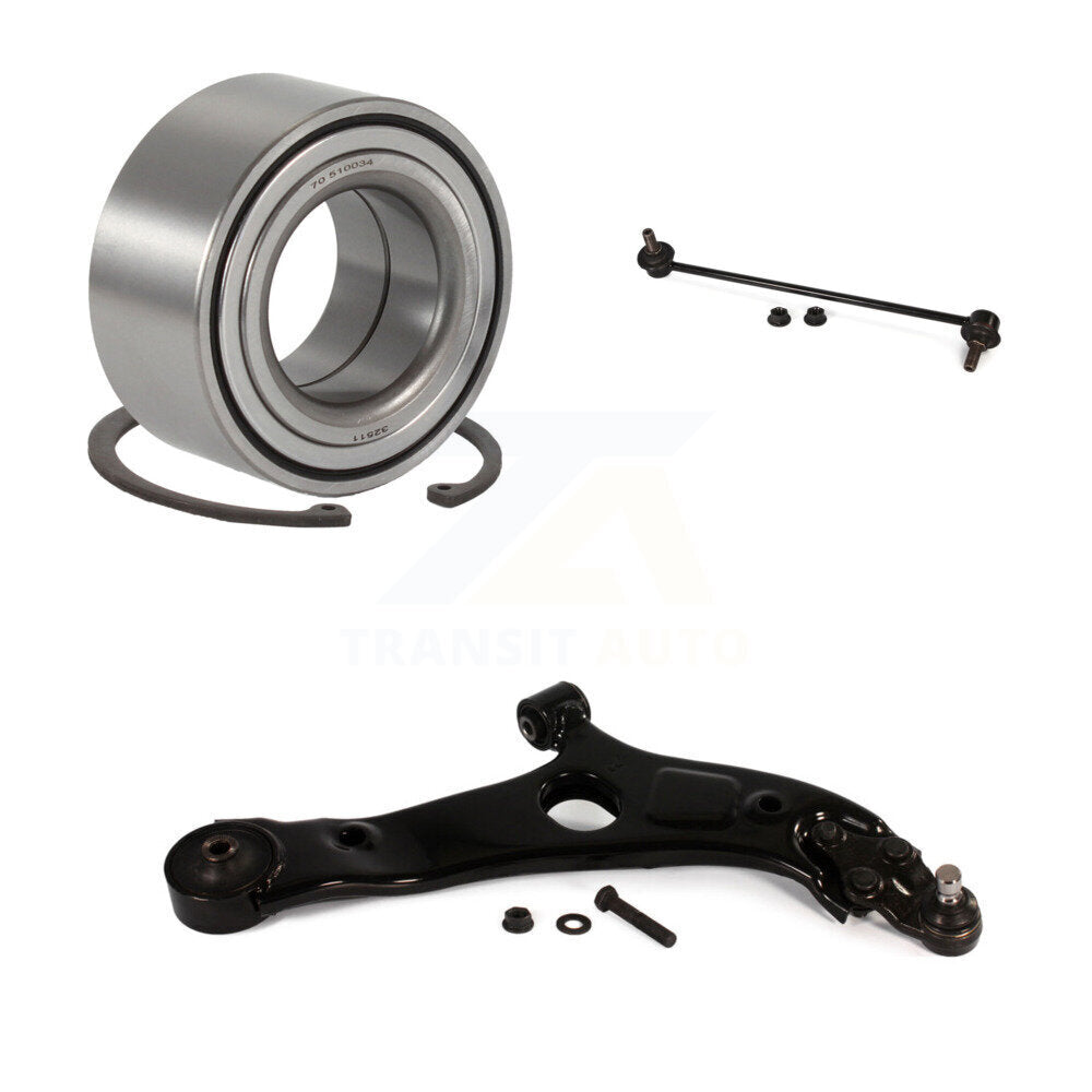 Bearing Lower Control Arm & Link Front Right Kit For 11-12 Kia Optima GAS engine