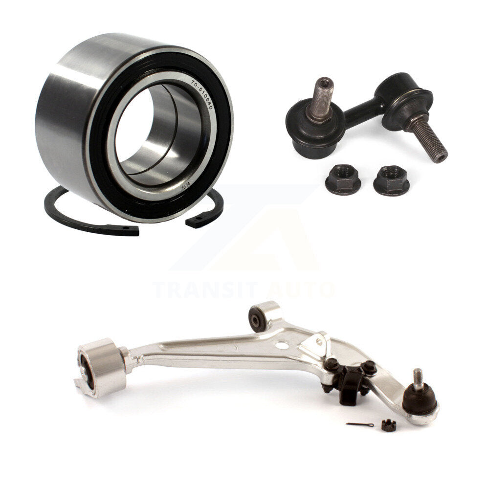 Bearing Lower Control Arm And Link Front Right Kit For 2005-2006 Nissan X-Trail