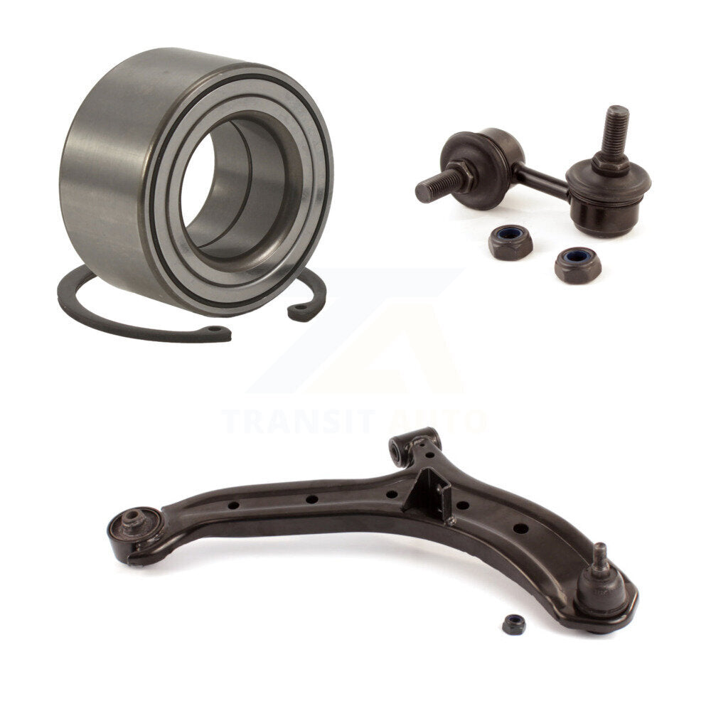 Bearing Lower Control Arm w/ Ball Joint Link Front Right Kit For Hyundai Accent