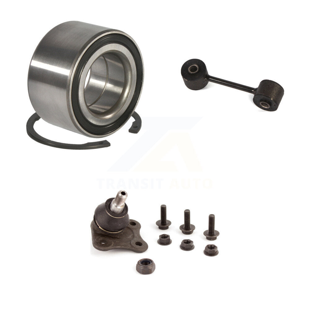 Bearing Lower Ball Joint And Link Front Left Kit For Volkswagen Jetta Golf City