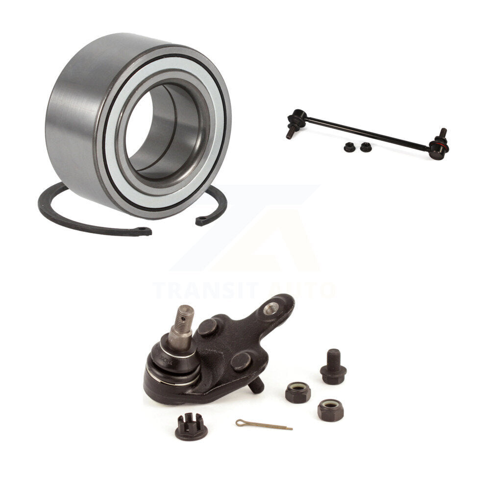 Wheel Bearing Lower Ball Joint & Link Front Left Kit For 2011-2020 Toyota Sienna