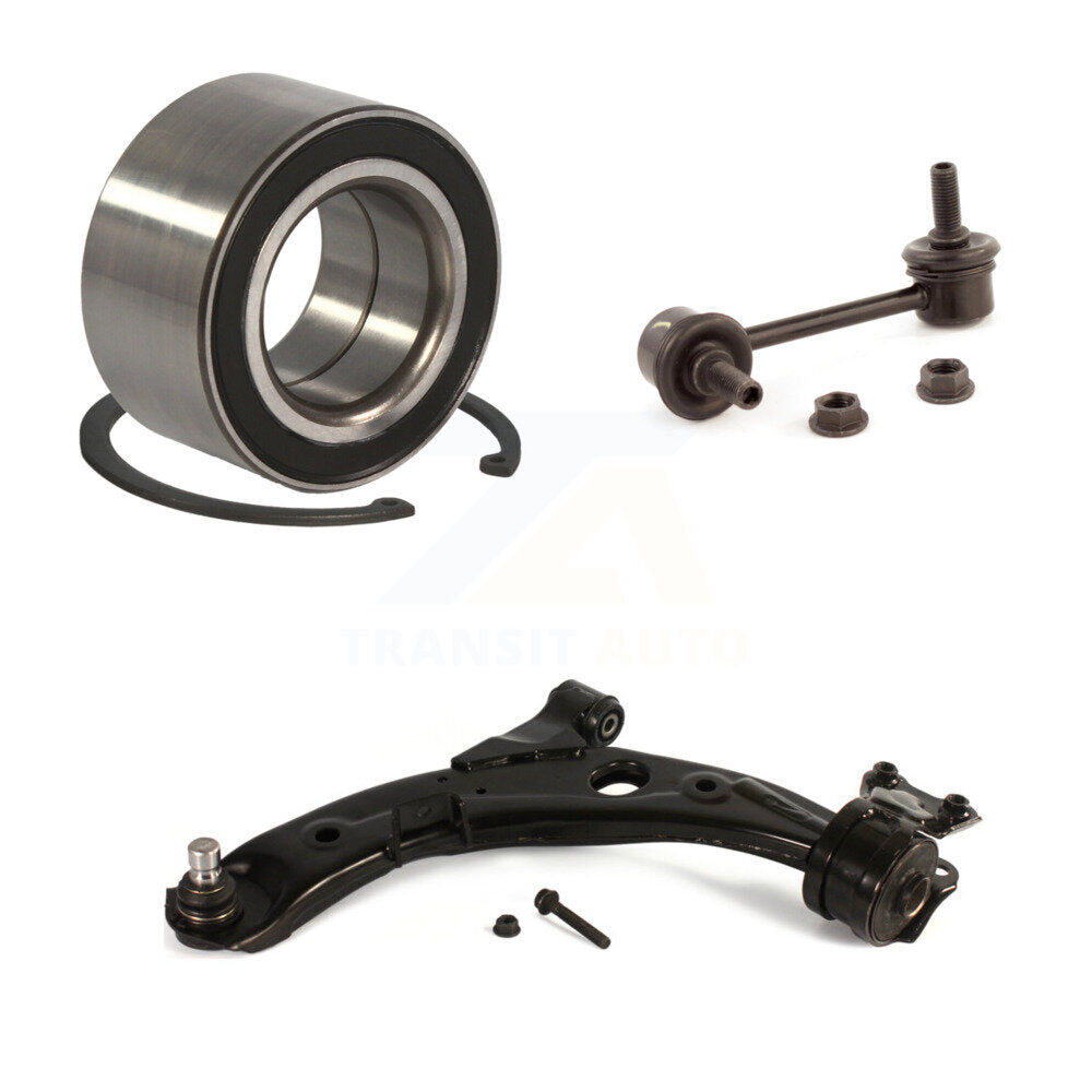 Bearing Lower Control Arm with BJ & Link Front Left Kit For 2007-2012 Mazda CX-7