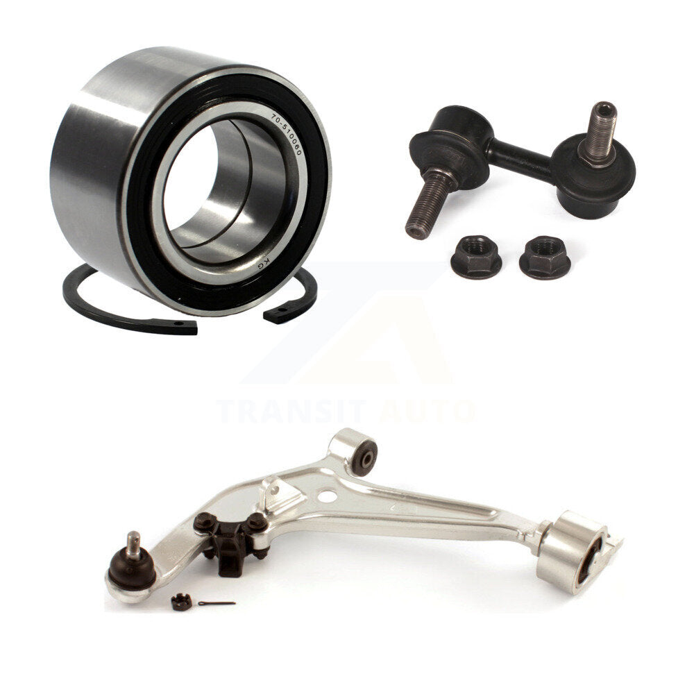 Wheel Bearing Lower Control Arm Link Front Left Kit For 2005-2006 Nissan X-Trail