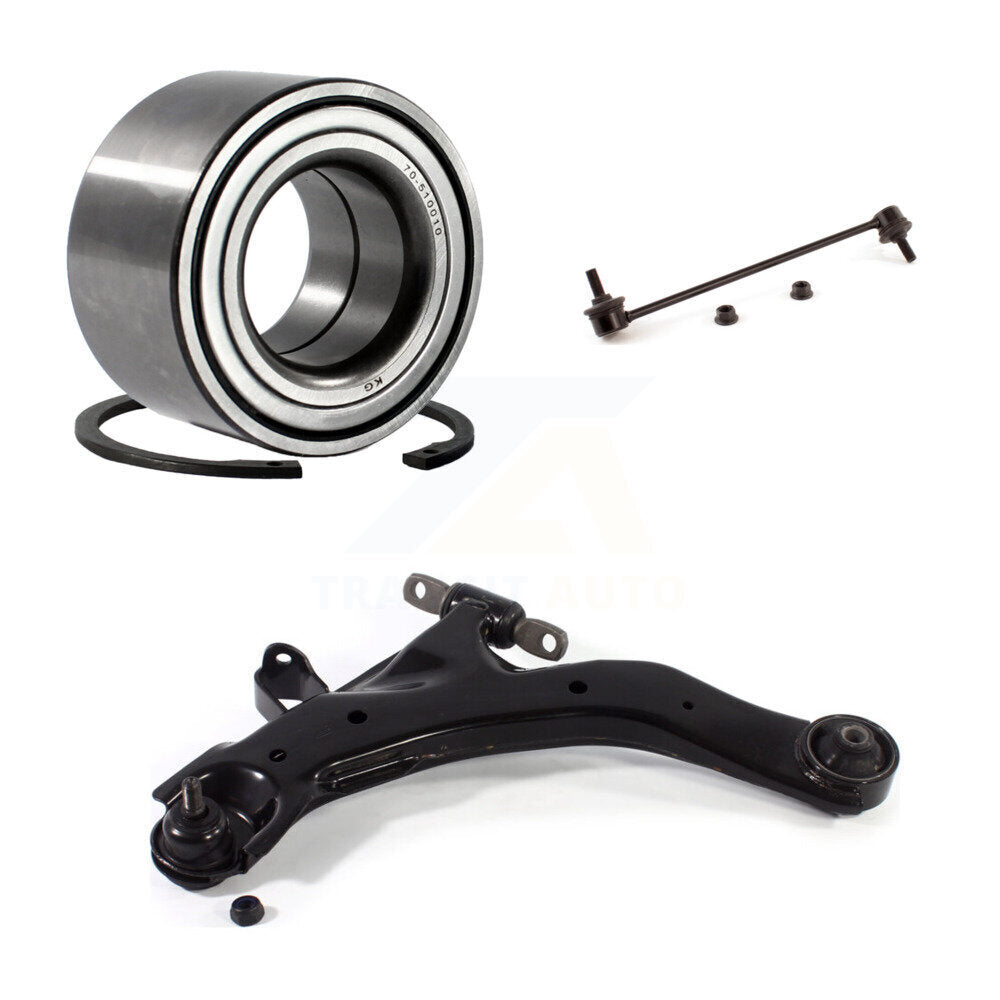 Bearing Lower Control Arm with BJ Link Front Left Kit For 2004 Kia Spectra 1.8L