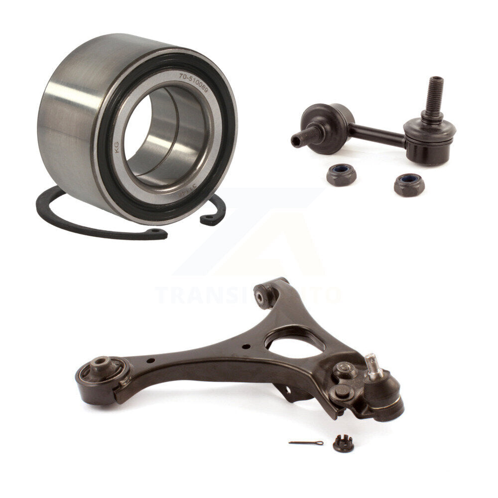 Bearing Lower Control Arm & Link Front Left Kit For 06-11 Honda Civic 1.3L 1.8L