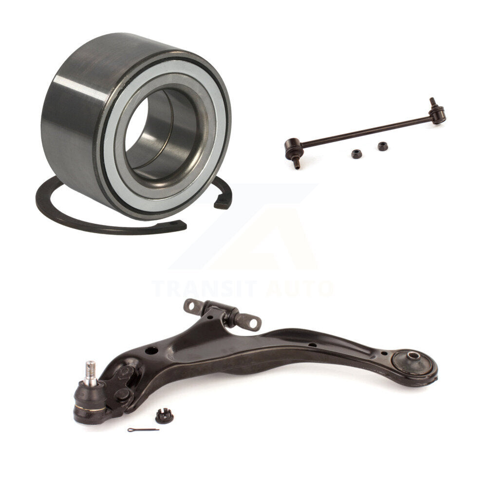 Bearing Lower Control Arm with BJ & Link Front Left Kit For Toyota Solara Avalon