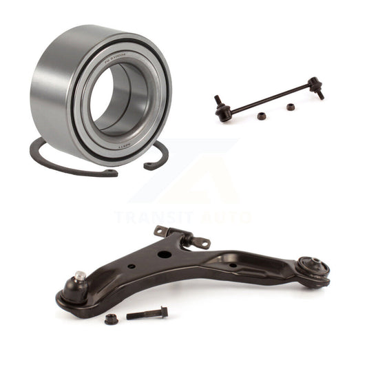 Bearing Lower Control Arm And Link Front Left Kit For 2001-2006 Hyundai Santa Fe