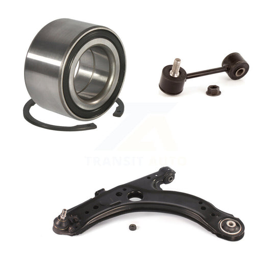 Bearing Lower Control Arm & Link Front Left Kit For Volkswagen Jetta Golf Beetle