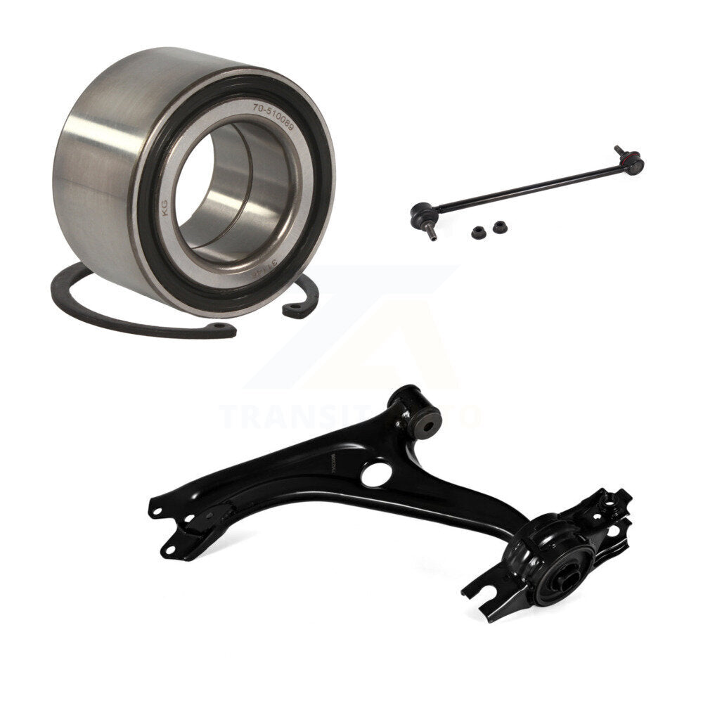 Bearing Lower Control Arm with Ball Joint & Link Front Left Kit For Honda Civic