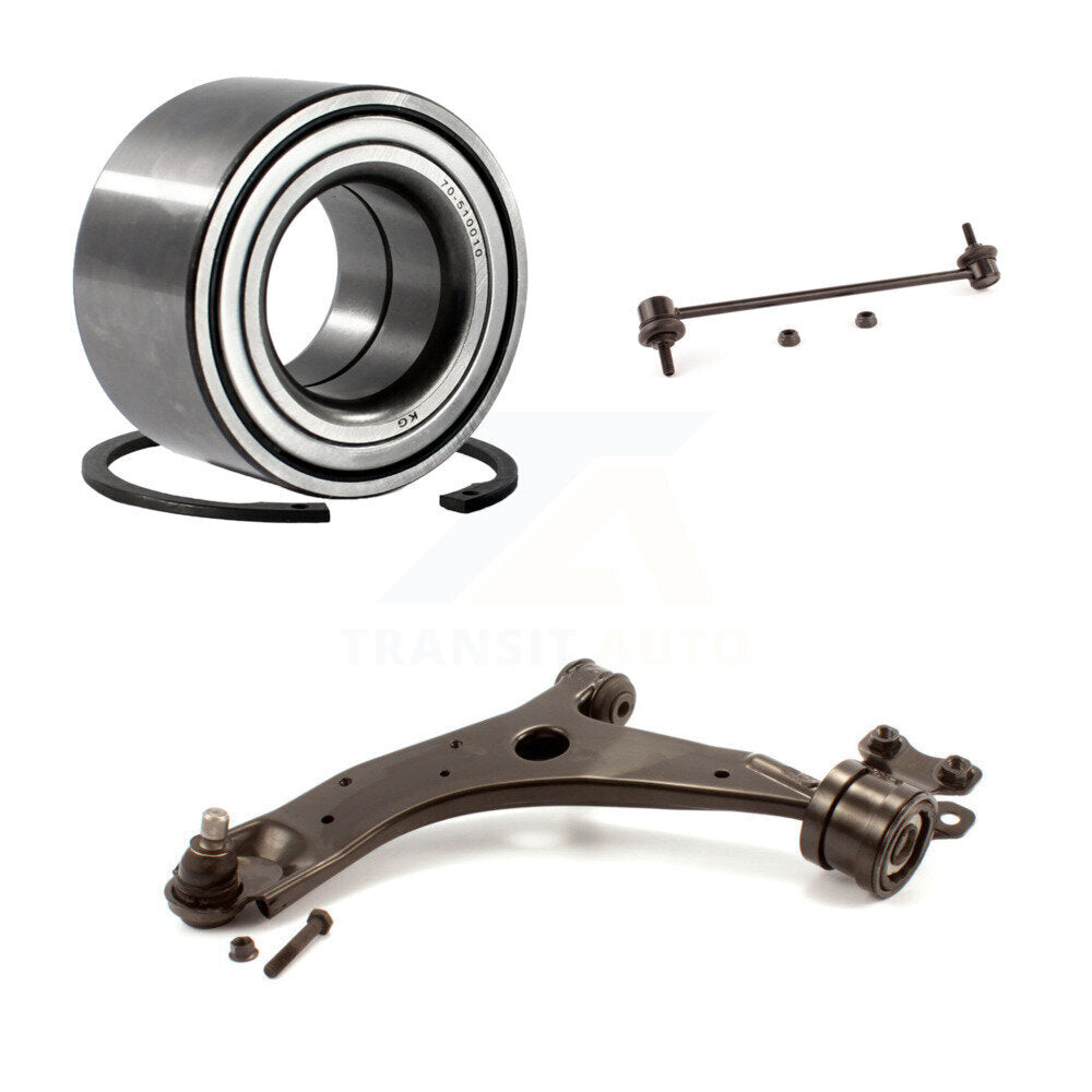 Wheel Bearing Lower Control Arm with Ball Joint Link Front Left Kit For Mazda 3