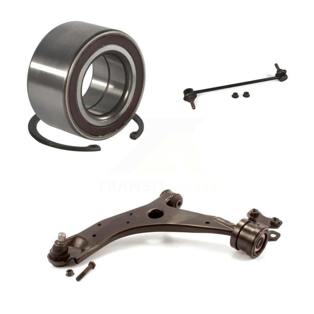 Wheel Bearing Lower Control Arm with Ball Joint Link Front Left Kit For Mazda 3