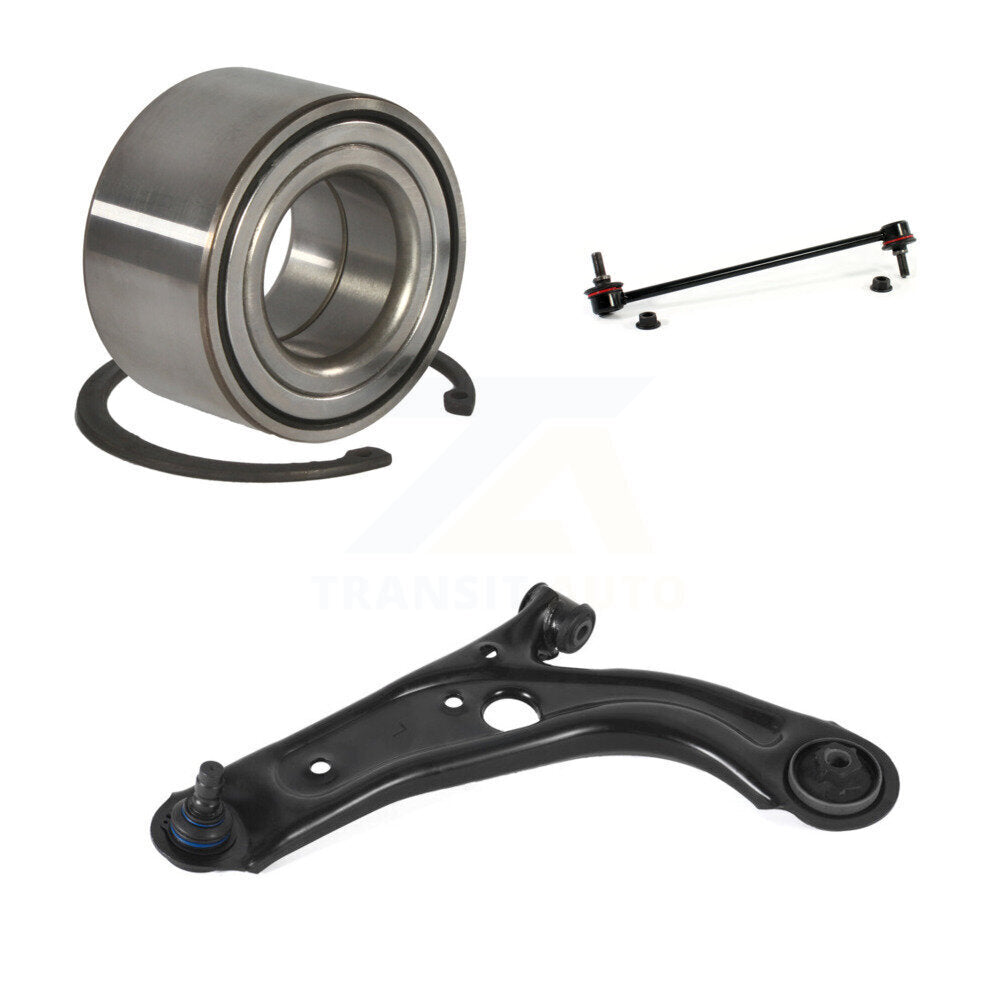 Bearing Lower Control Arm & Link Front Left Kit For Fiat 500 Naturally Aspirated