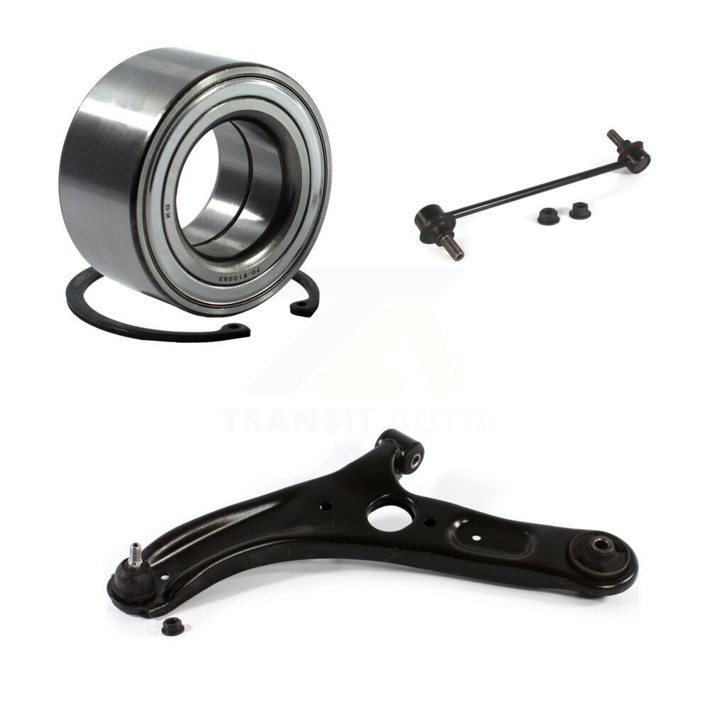 Bearing Lower Control Arm with BJ Link Front Left Kit For Kia Forte Forte5 Koup