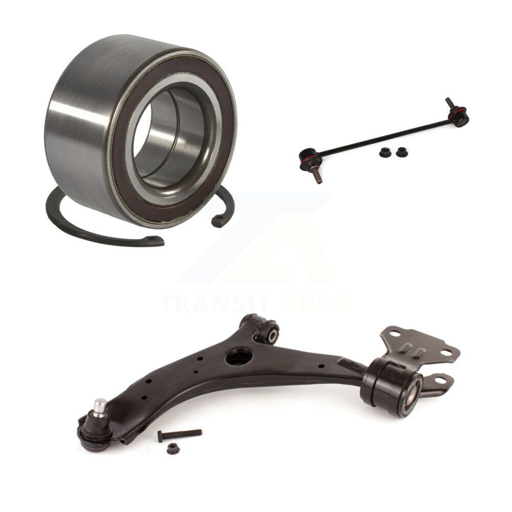 Wheel Bearing Lower Control Arm Link Front Left Kit For 2010-2013 Mazda 3 Sport
