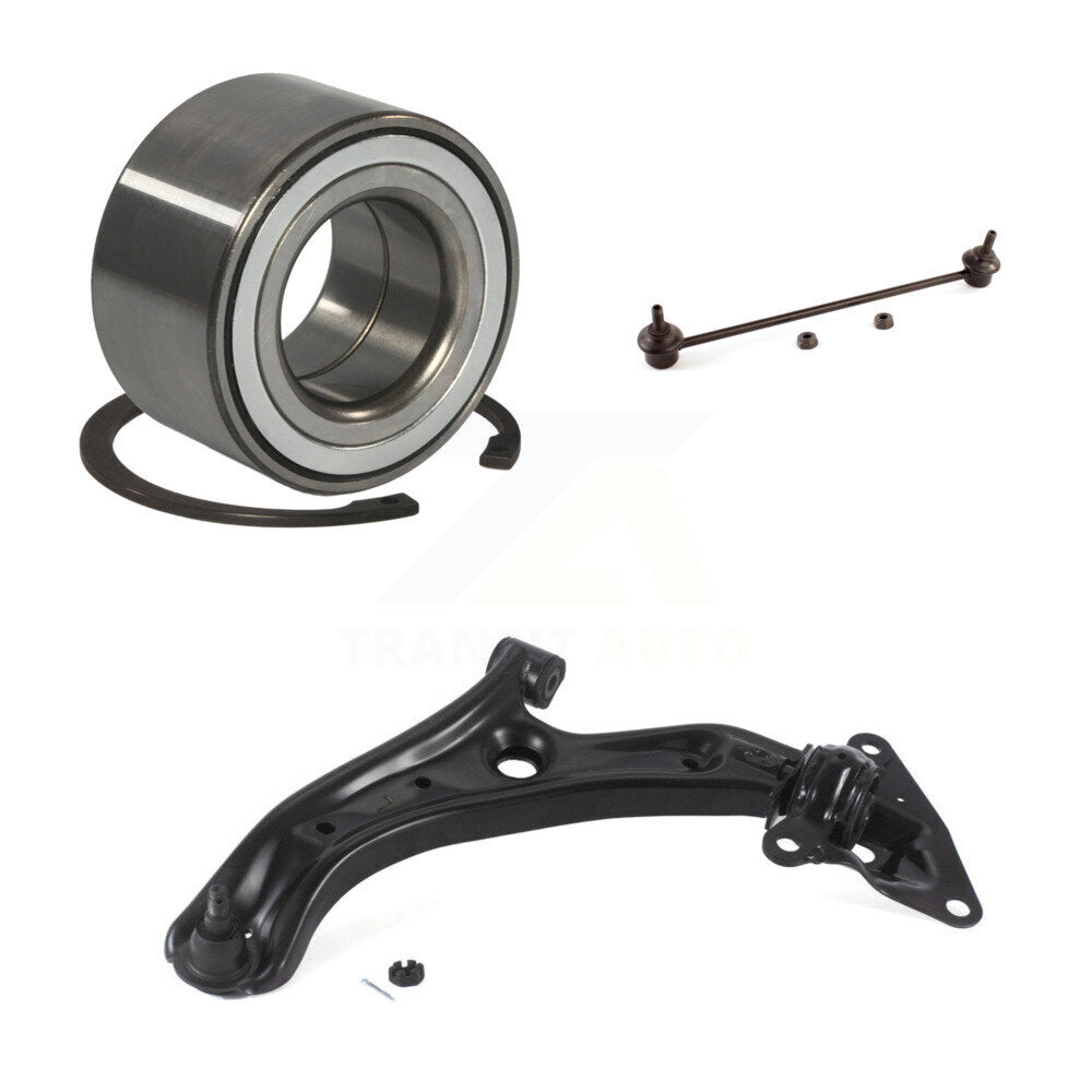 Bearing Lower Control Arm with Ball Joint And Link Front Left Kit For Honda Fit