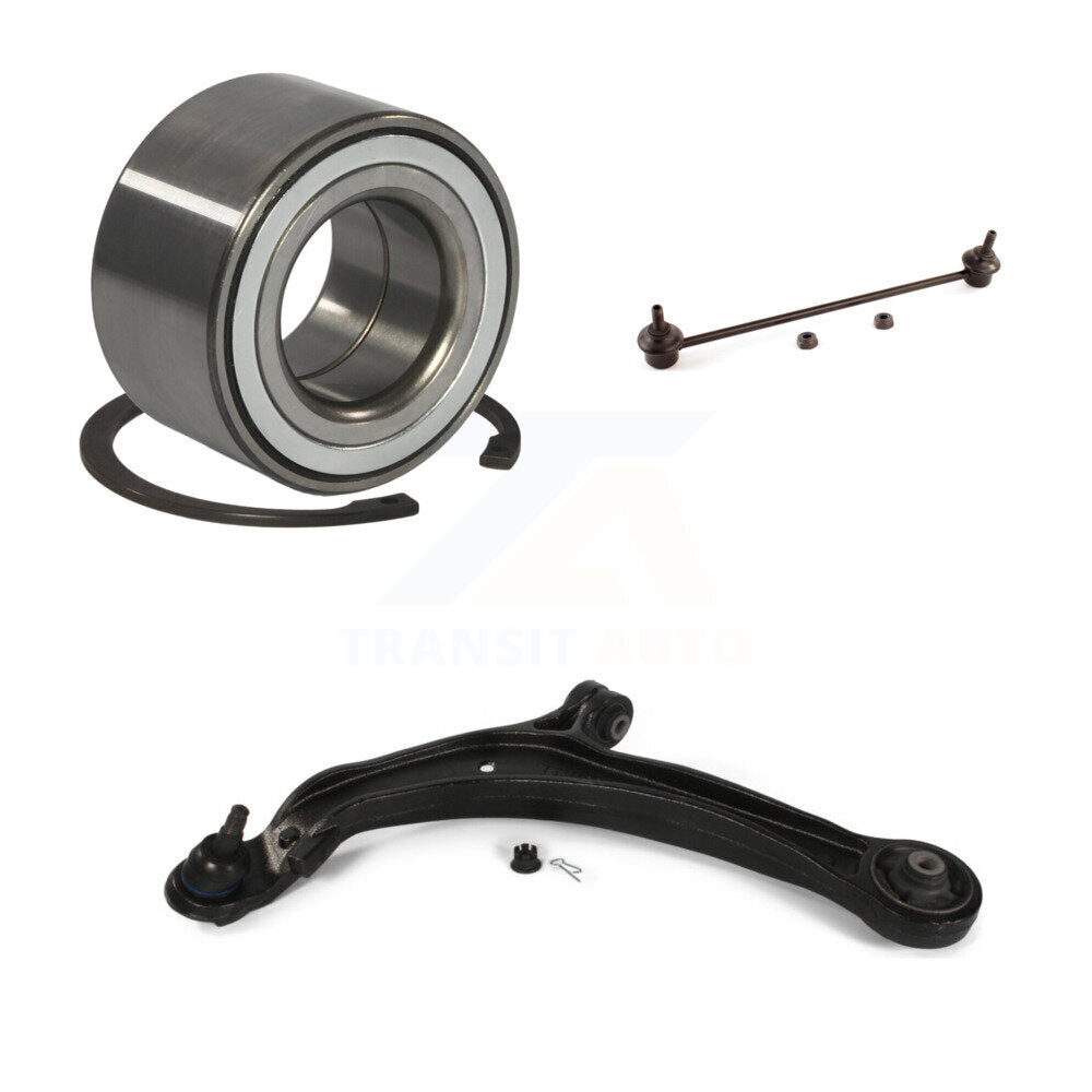 Bearing Lower Control Arm with BJ & Link Front Left Kit For 2013-2016 Honda CR-Z