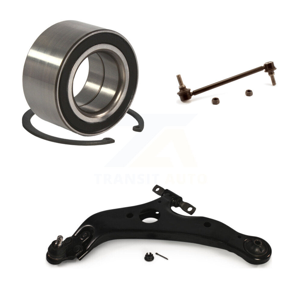 Wheel Bearing Lower Control Arm Link Front Left Kit For 2004-2010 Toyota Sienna