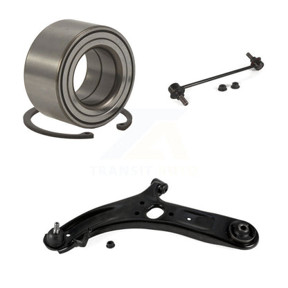 Wheel Bearing Lower Control Arm Link Front Left Kit For 2012-2017 Hyundai Accent
