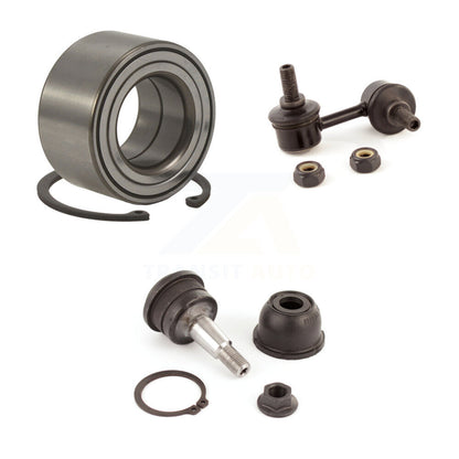Wheel Bearing Lower Ball Joint & Sway Bar Link Front Left Kit For Hyundai Accent