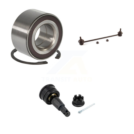 Bearing Lower Ball Joint & Sway Bar Link Front Left Kit For 2007-2008 Honda Fit