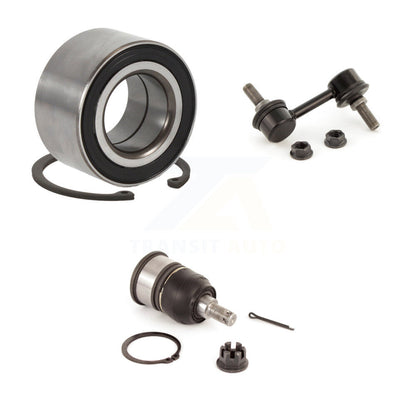 Wheel Bearing Lower Ball Joint And Sway Bar Link Front Left Kit For Honda Accord