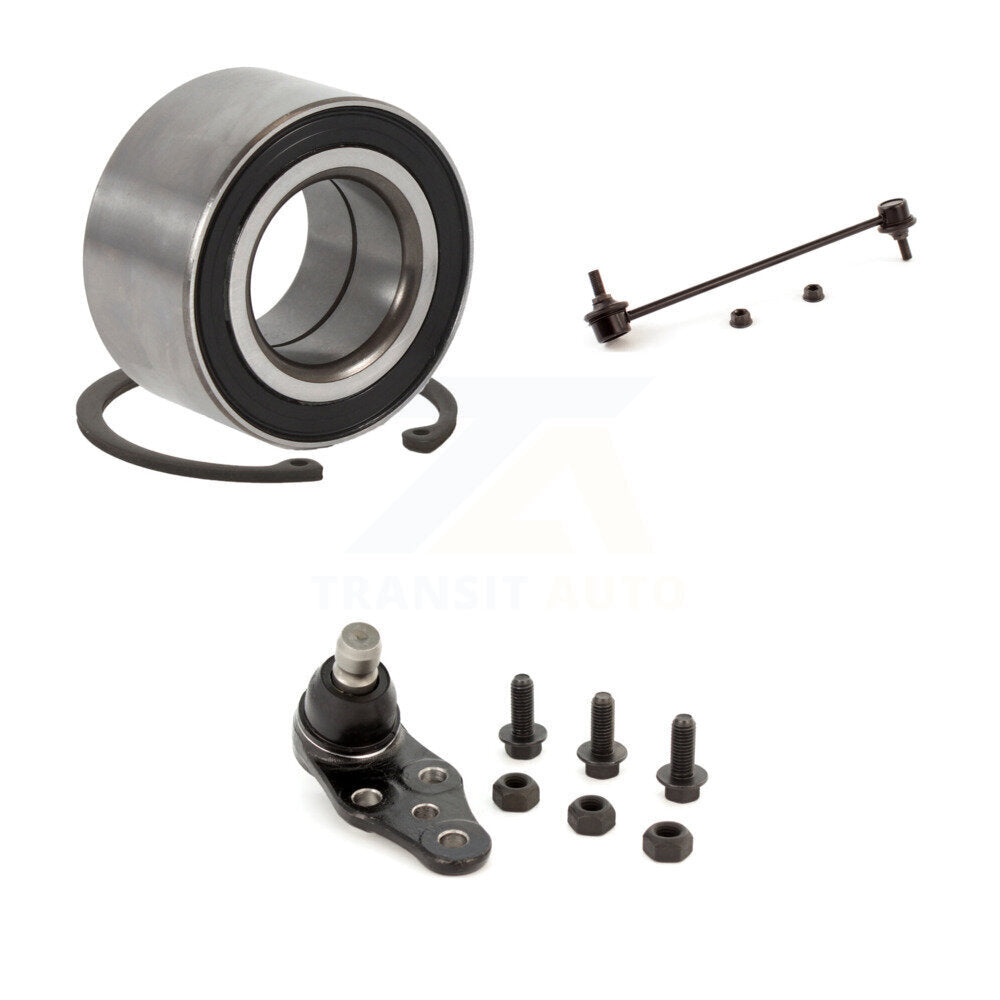 Wheel Bearing Lower Ball Joint Link Front Left Kit For 2004-2007 Chevrolet Optra