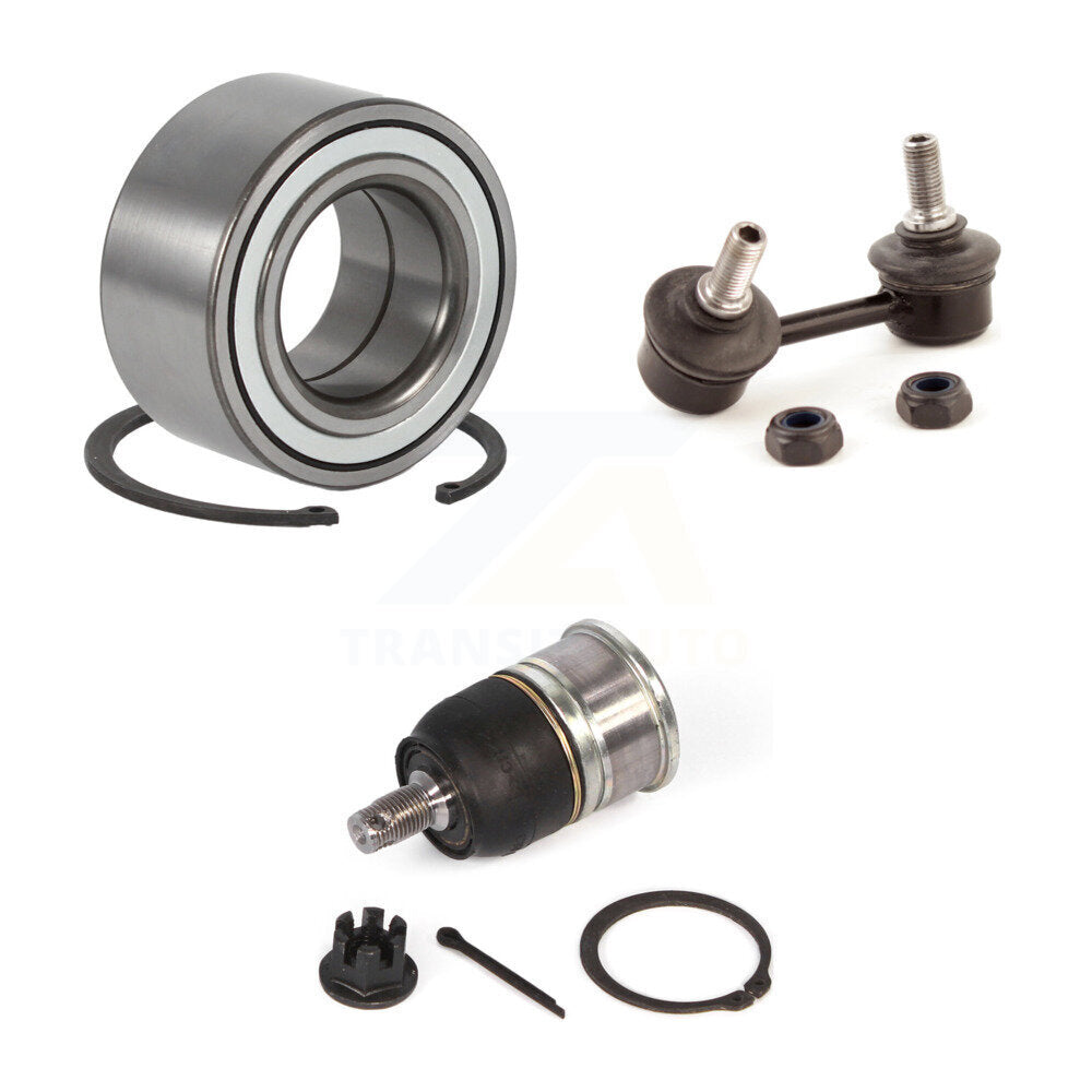 Wheel Bearing Lower Ball Joint Link Front Left Kit For Honda Accord Acura TL CL