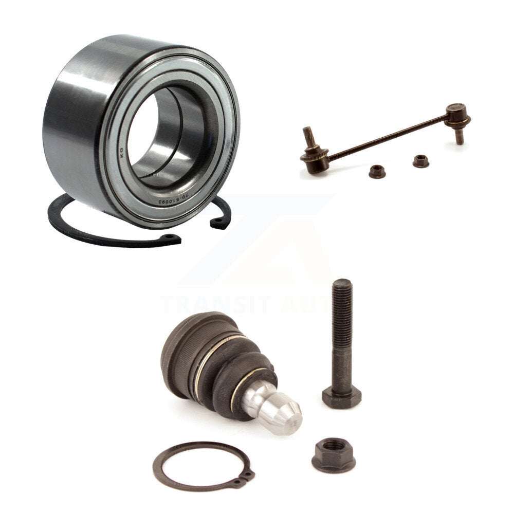 Bearing Lower Ball Joint And Sway Bar Link Front Left Kit For 2010-2013 Kia Soul