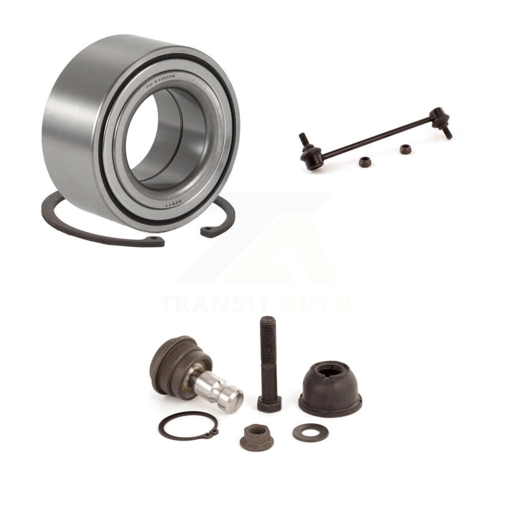 Bearing Lower Ball Joint And Link Front Left Kit For 2001-2006 Hyundai Santa Fe