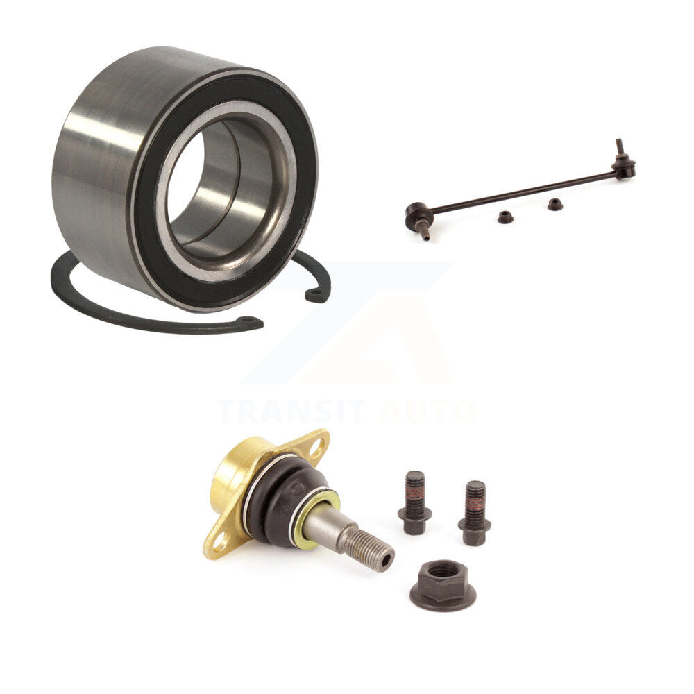 Bearing Lower Ball Joint And Sway Bar Stabilizer Link Front Left Kit For BMW X3