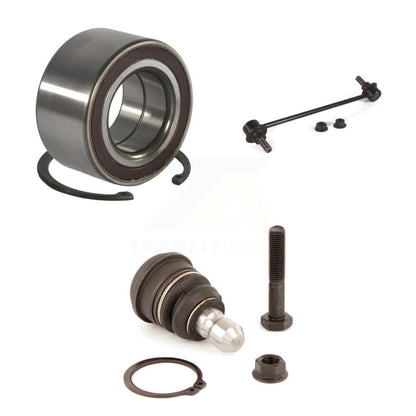 Wheel Bearing Lower Ball Joint And Sway Bar Link Front Kit For 2012-2017 Kia Rio