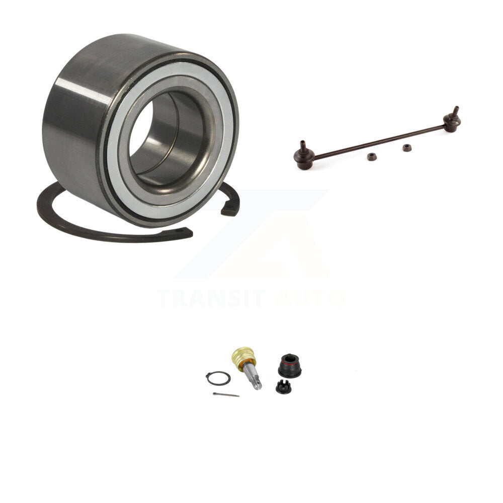 Wheel Bearing Lower Ball Joint Sway Bar Stabilizer Link Front Kit For Honda Fit