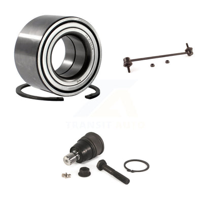 Wheel Bearing Lower Ball Joint & Sway Bar Stabilizer Link Front Kit For Mazda 3