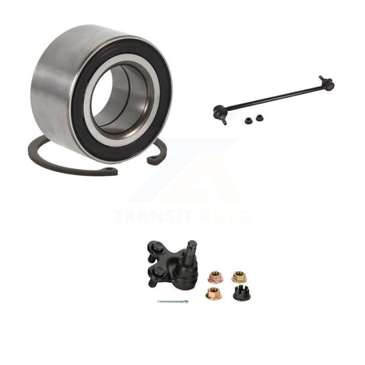 Wheel Bearing Lower Ball Joint & Sway Bar Link Front Kit For Honda Civic Insight