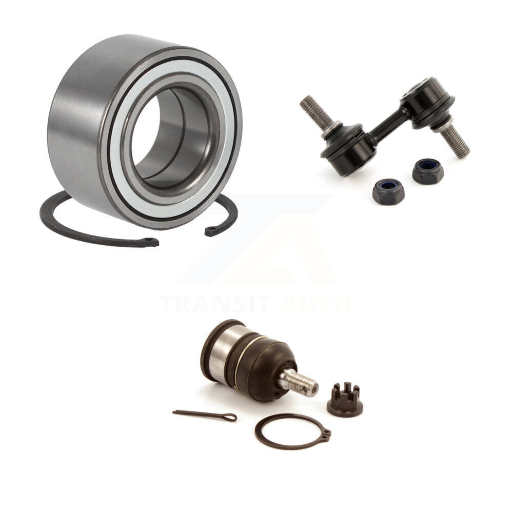 Wheel Bearing Lower Ball Joint Sway Bar Link Front Kit For 1997-2001 Honda CR-V