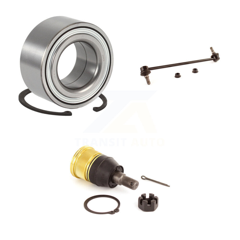 Wheel Bearing Lower Ball Joint Sway Bar Link Front Kit For Honda Pilot Acura MDX
