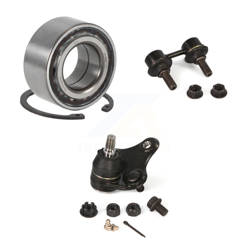 Wheel Bearing Lower Ball Joint Link Front Kit For 1996-2000 Toyota RAV4 4 doors