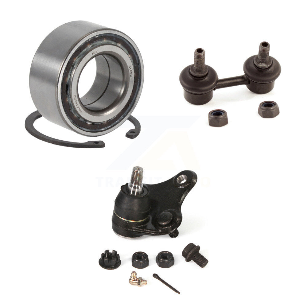 Wheel Bearing Lower Ball Joint Link Front Kit For 1996-2000 Toyota RAV4 2 doors