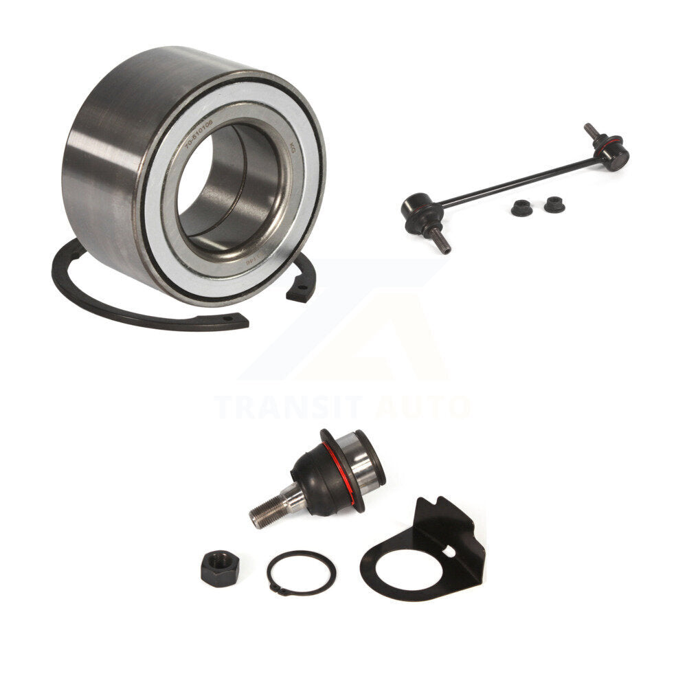 Wheel Bearing Lower Ball Joint Link Front Kit For 2010-2013 Ford Transit Connect