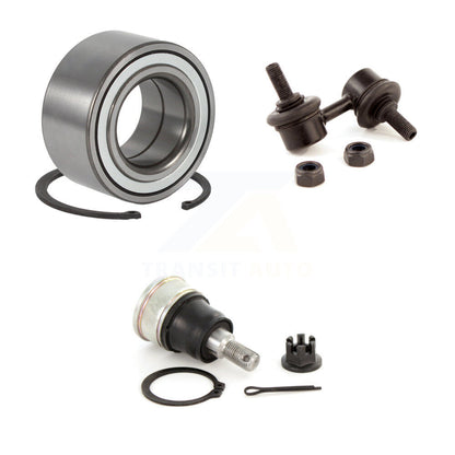 Wheel Bearing Lower Ball Joint And Sway Bar Link Front Right Kit For Honda Civic