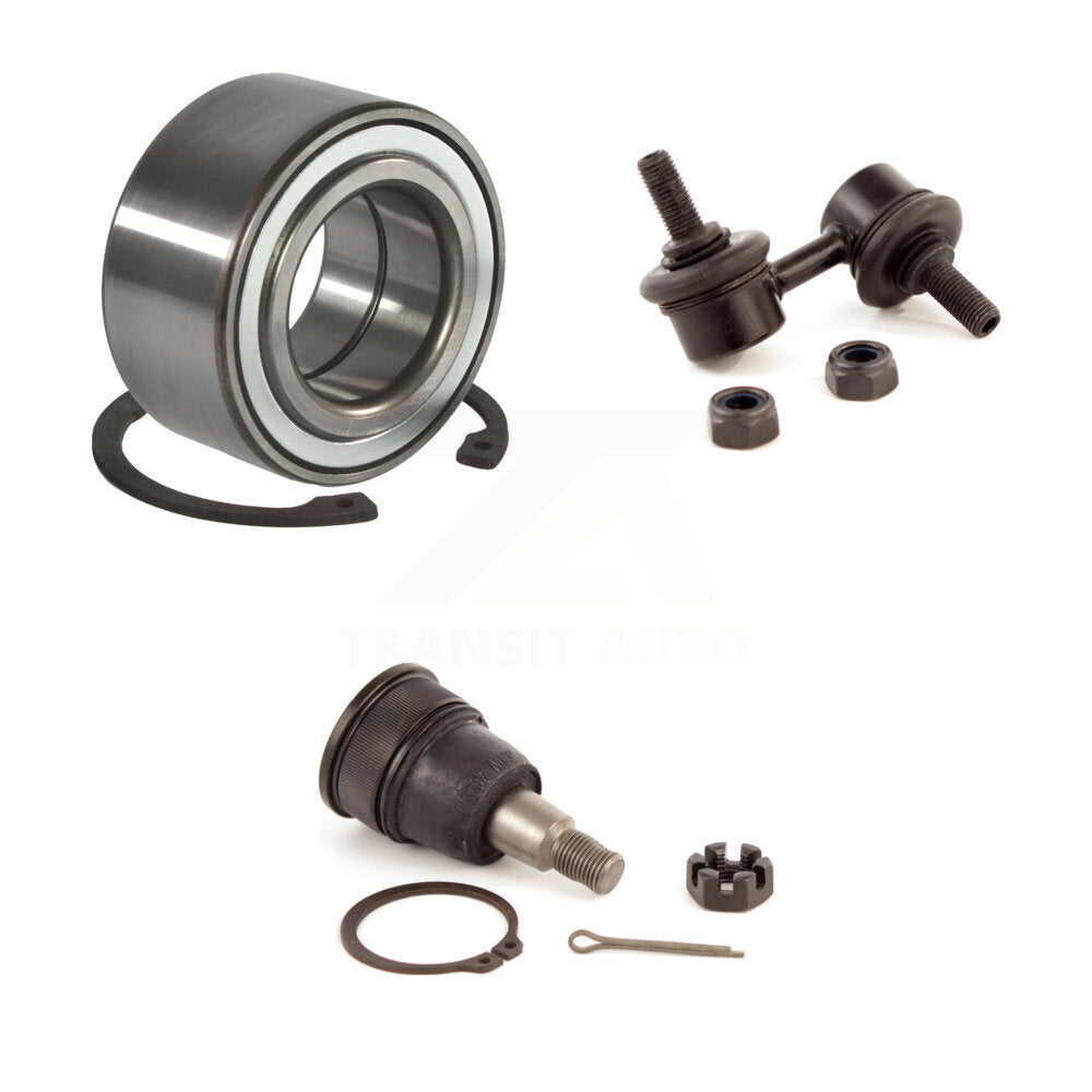 Wheel Bearing Lower Ball Joint And Sway Bar Link Front Right Kit For Honda Civic