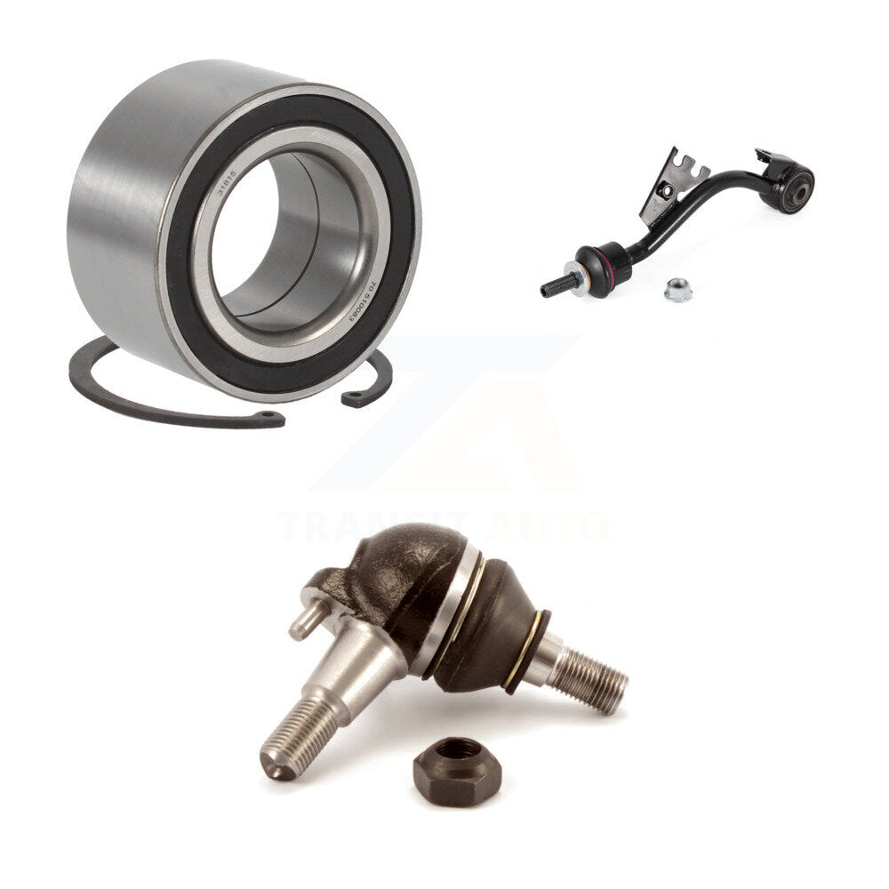Bearing Lower Ball Joint & Link Front Right Kit For Mercedes-Benz E350 E320 E500