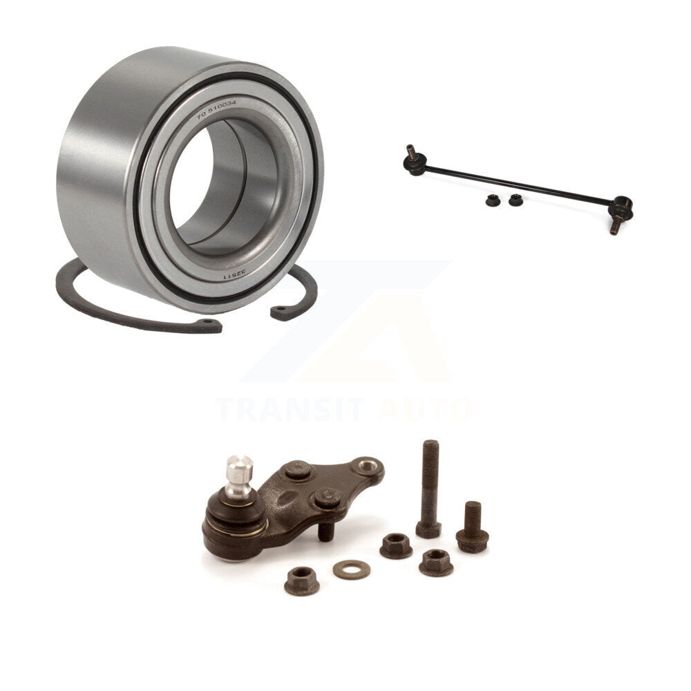 Bearing Lower Ball Joint & Link Front Right Kit For 11-12 Kia Optima GAS engine