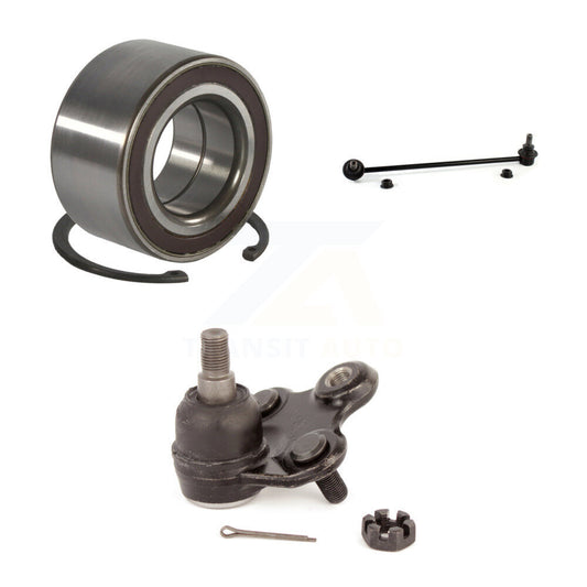 Bearing Lower Ball Joint & Link Front Right Kit For 13-18 Acura RDX Bolt-On Type