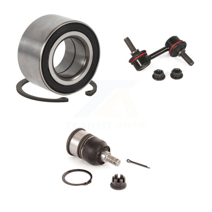 Wheel Bearing Lower Ball Joint & Sway Bar Link Front Right Kit For Honda Accord